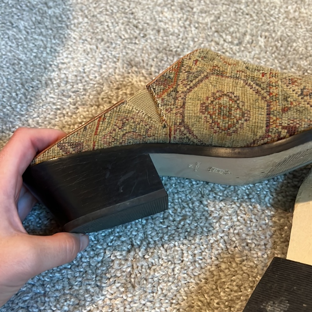 Designer Matisse Woven Tapestry Pointed Mules - image 5